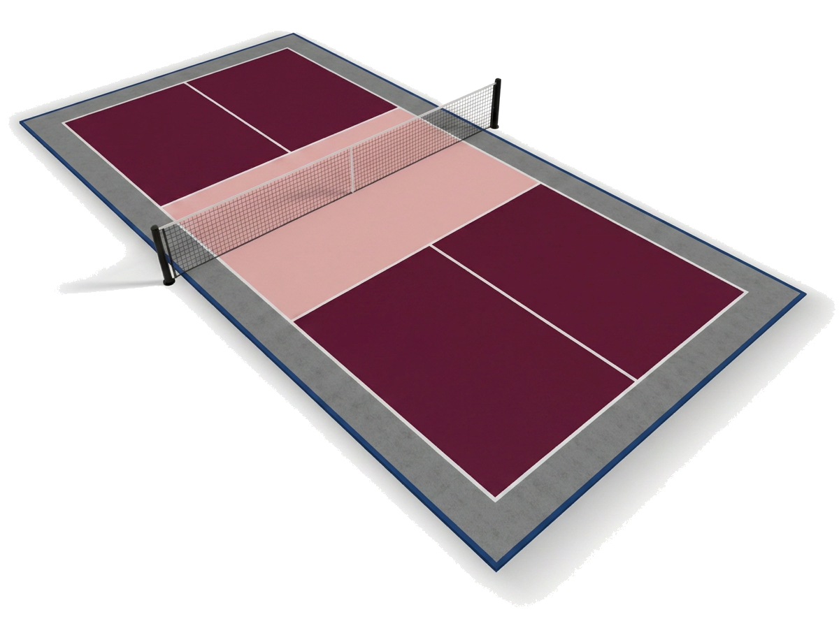 Terrain pickleball Burgundy · Blush